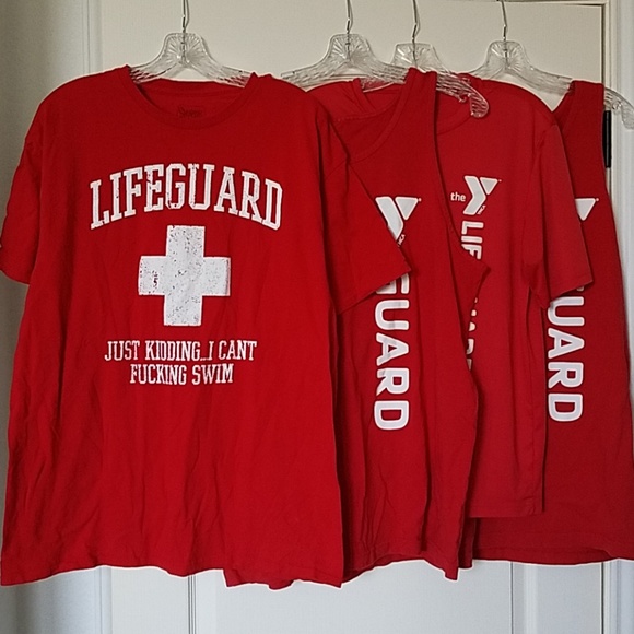 Lifeguard Other - Lifeguard red shirts bundle